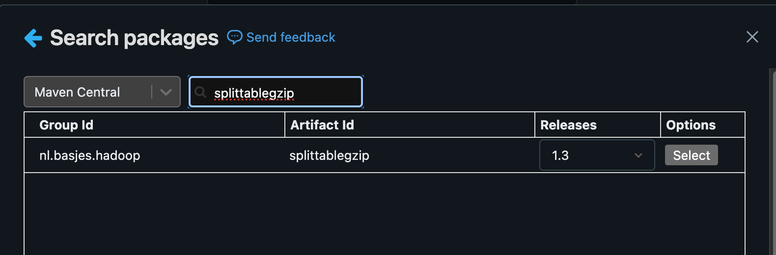 Search for splittablegzip