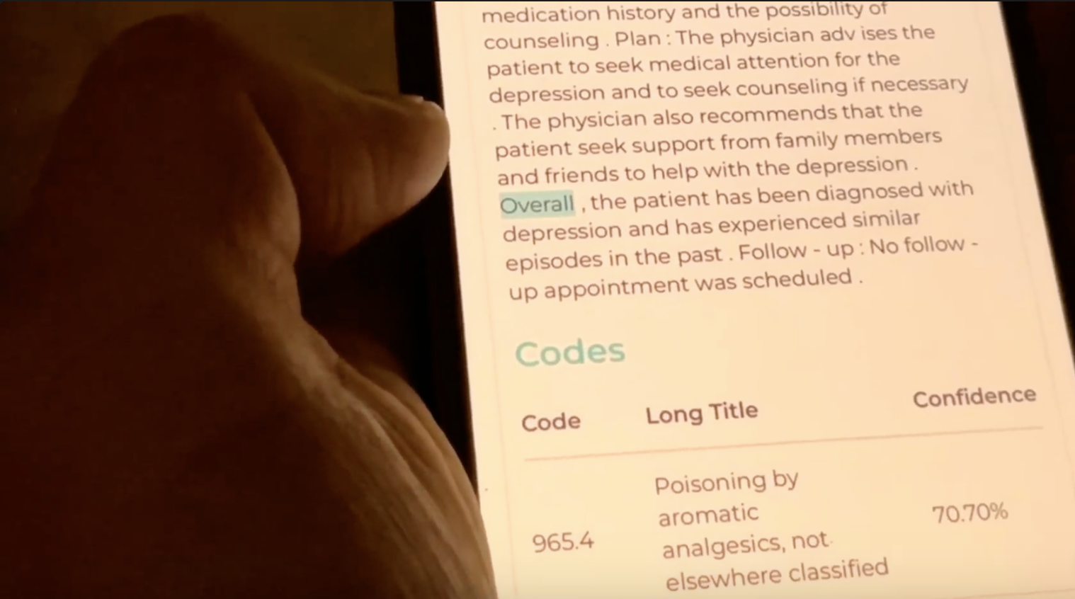 Claraly: Physician co-pilot