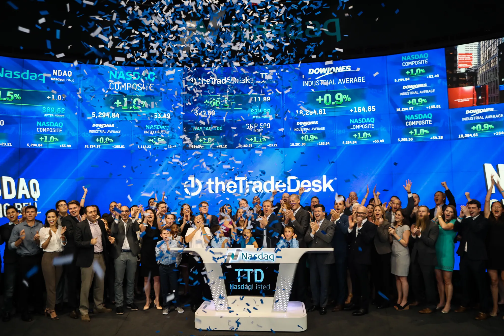 The Trade Desk branding